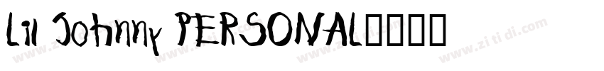 Lil Johnny PERSONAL字体转换